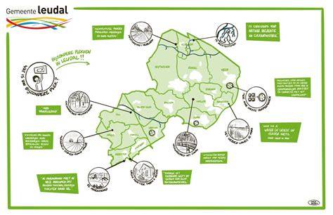Kaart van Leudal met locaties van veelvoorkomende asbesttoepassingen