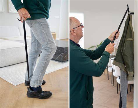 Aankleedstok met haak en schoenlepel
