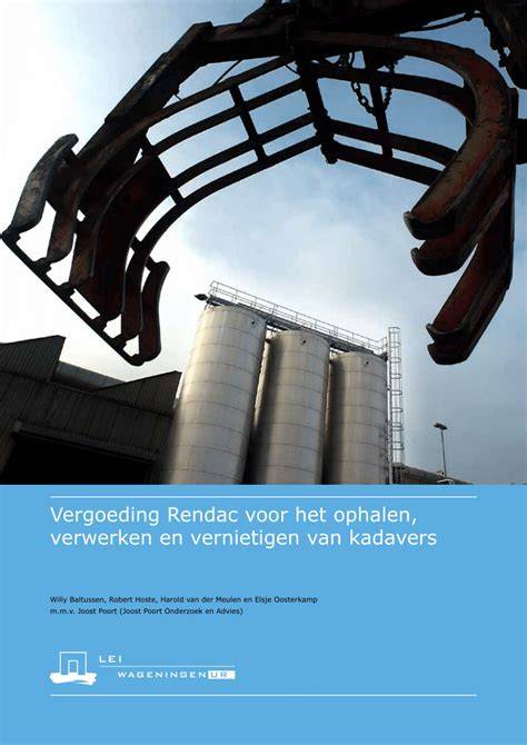 Diagram: stappenplan voor melding, ophalen en verwerking van kadavers