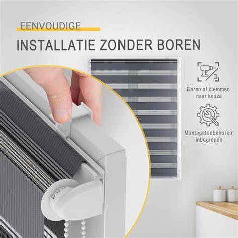 Infographic: Overzicht van verplaatsbare rolgordijnopties zonder boren