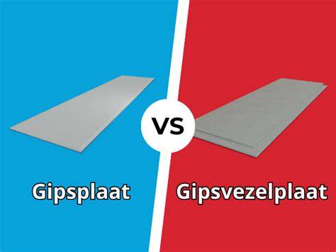 Infographic: Vergelijking standaard vs. vochtbestendige vs. brandwerende gipsplaten + regelwerk