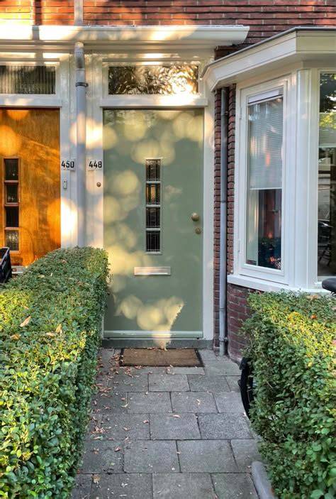 Groene voordeuren en visuele inspiratie