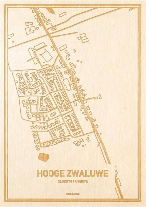 Locaties kaart Hooge Zwaluwe en omgeving