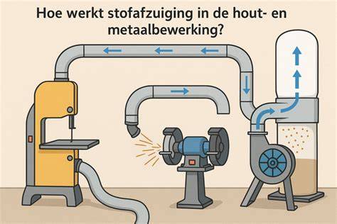 Afbeelding: hoe stofafzuiging ingebouwd is in excentrische schuurmachines