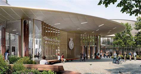 Impressie van vernieuwde TrefBox met moderne passage en nieuwe entree