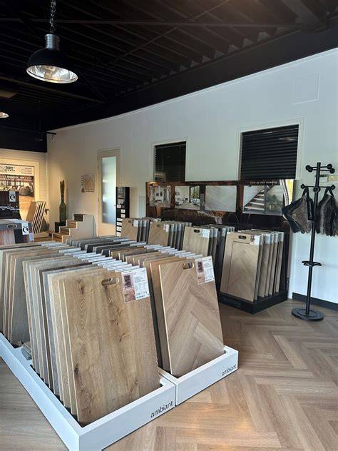 interieur showroom Breda met vloeren