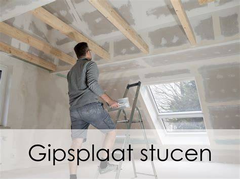 Infographic: Stappenplan voor lichtpunt plafond dichtmaken met gipsplaat en voegband