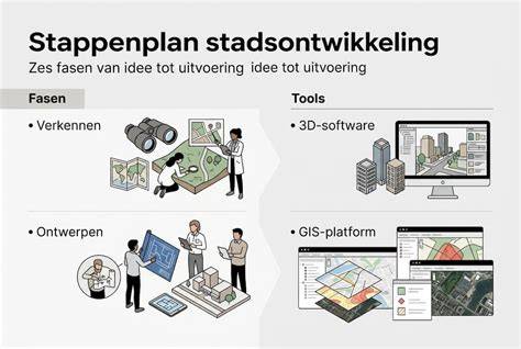 infographic: overzicht van het verbouwingsproces met fasen (voorbereiding - ontwerp - uitvoering - afronding)