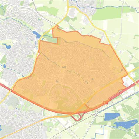 Kaart van Hengelo met Hasseler Es en Reitzstraat