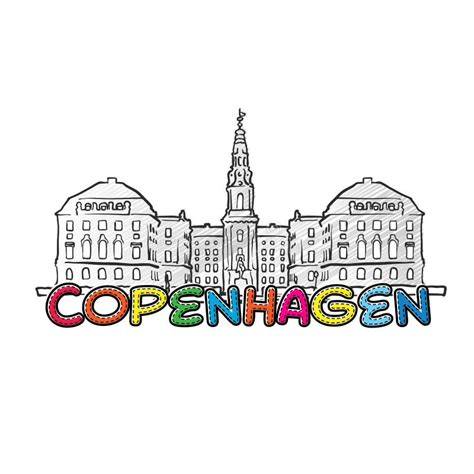 Illustratie van Kopenhagen in de eighties: sfeer, straatbeelden en parkachtige plaatsen zoals Fælledparken