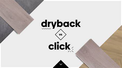 Infografiek: vergelijking Dryback vs. Click PVC