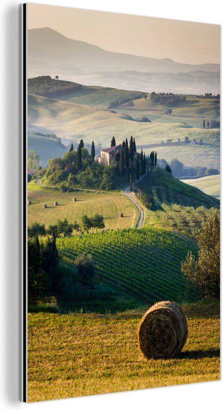 Infographic: Toscane landschap combinaties met interieurkleuren en texturen