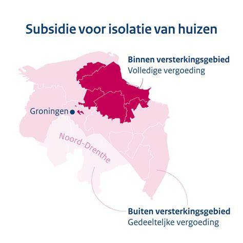 Kaart van subsidie-regelingen per regio voor groendaken en isolatie