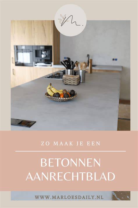 Infographic: Stappenplan voor het maken van een betonnen aanrechtblad