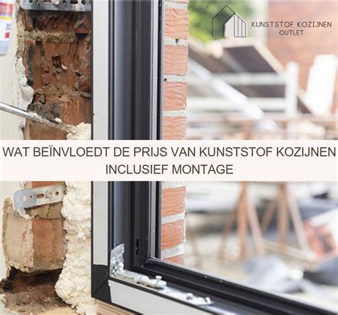 Infographic: Kostenopbouw kunststof kozijnen inclusief montage