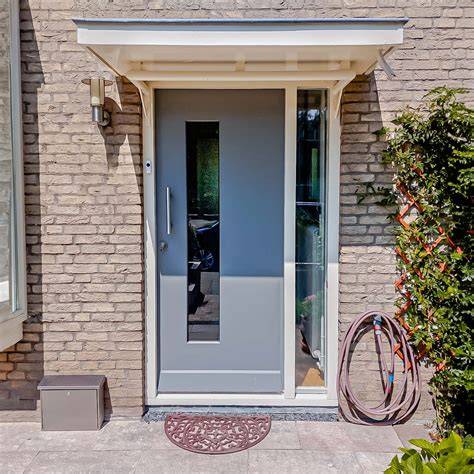 kaart met opties voor voordeuren en installatiemogelijkheden