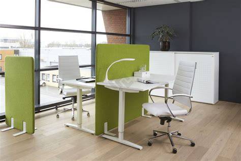 Infographic: soorten akoestische scheidingswanden tussen bureaus