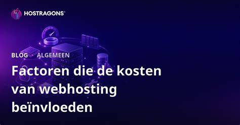 Infographic: factoren die kosten egaliseren beïnvloeden