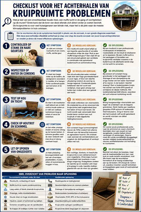 Checklist voor inspectie kruipruimte