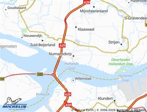 Map van Numansdorp met installatiewinkels en referenties