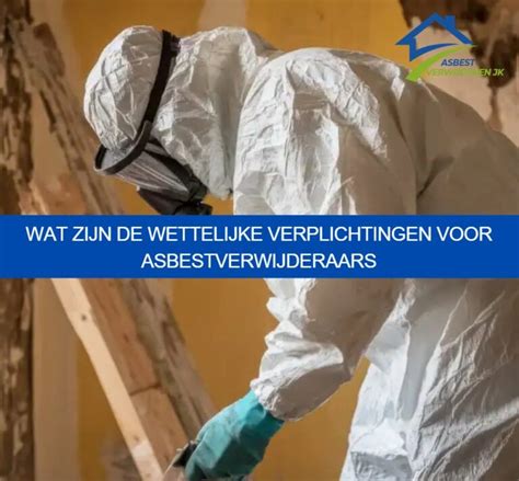 Infographic: overzicht van de wettelijke stappen bij asbestverwijdering