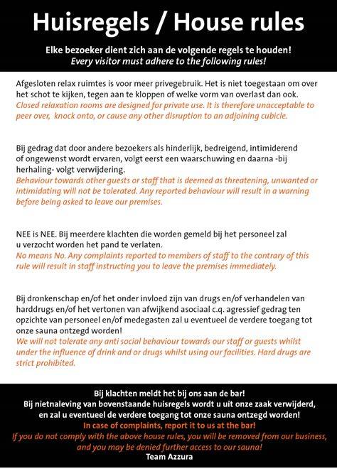 Infographic: 5 huisregels en vocabulaires van House Rules Australië