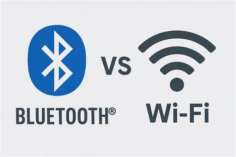 Schema: Bluetooth versus WiFi voor badkamermuziek