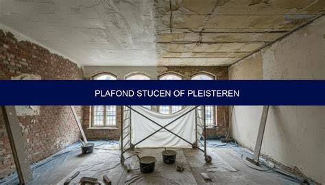 Infographic: stappenplan plafond stucen