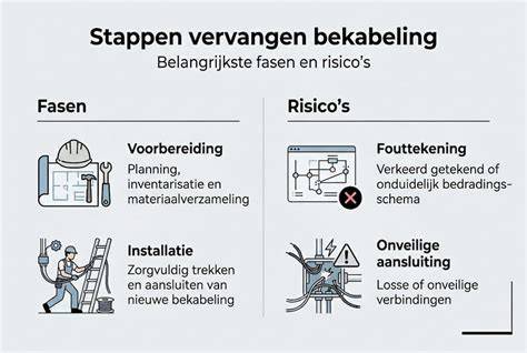 Infographic overzicht asbestinventarisatieproces: stap-voor-stap van inventarisatie tot verwijdering