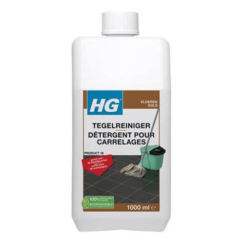 Overzichtstabel reinigingsmiddelen HG