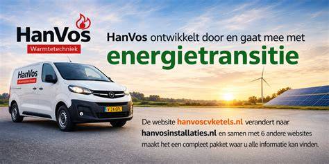 Infographic: overzicht van diensten HanVos Installaties in Sliedrecht