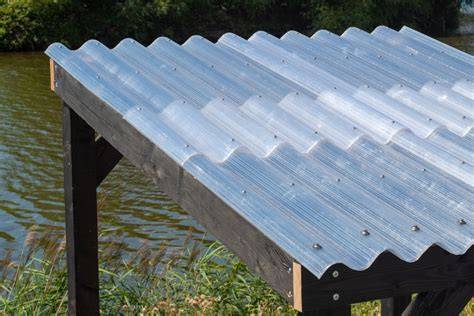 doorzichtige polycarbonaat golfplaat overkapping