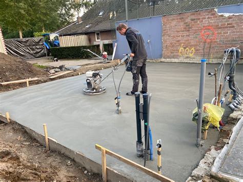 Schema: stappen en controles bij voorberedingsfase betonvloer