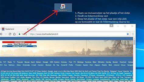 Firefox-snelkoppeling naar een webpagina