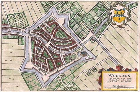 Kaart van Woerden met locaties van veelvoorkomende loodgietersklussen
