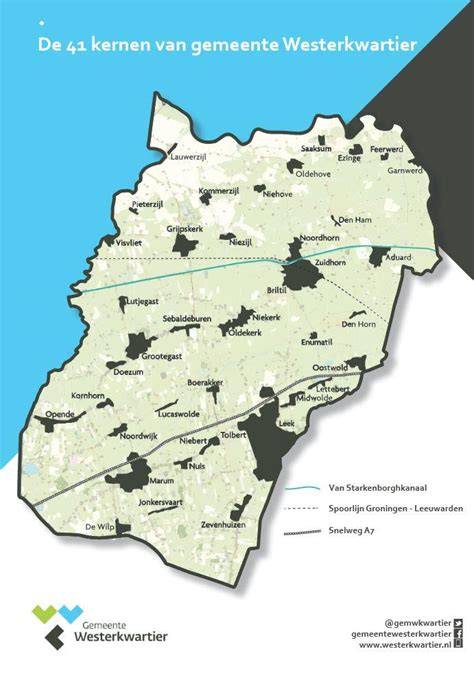 Kaart: Westerkwartier met aanduiding van beschermde gebieden