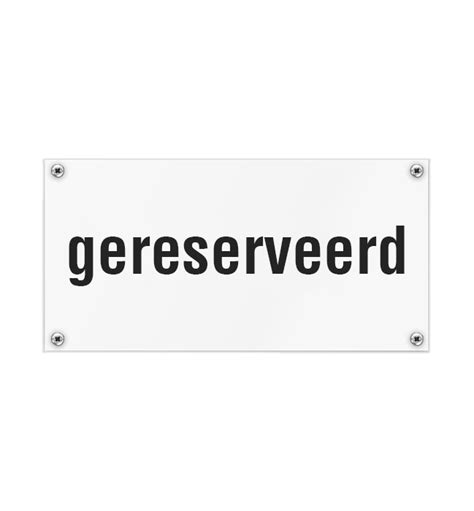 Afbeelding: eenvoudige montage van een kunststof naambord