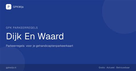 Infographic: GPK regels en geldigheid
