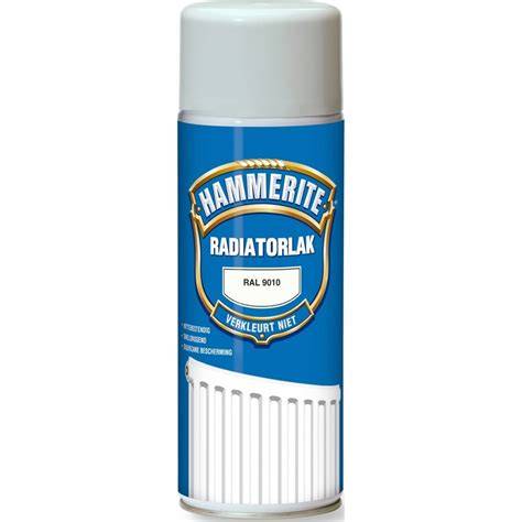 Kleurkaart: Hammerite Radiatorlak RAL 9010