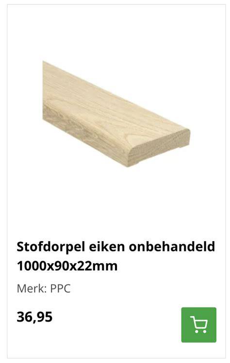 Illustratie: vergelijking houten en kunststof dorpels