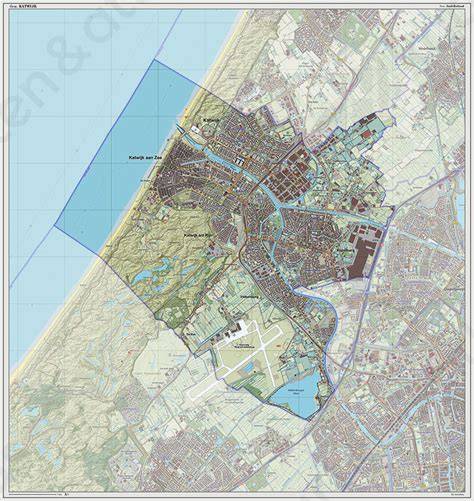 Kaart van Katwijk met riolering kansen