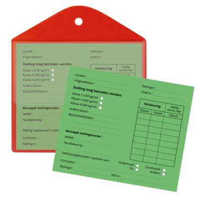 Beglazingskit inspectie kaart