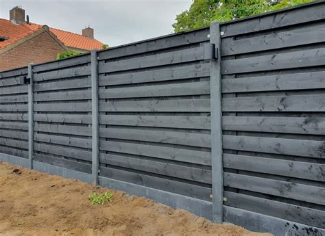 Hout-beton schutting structuur