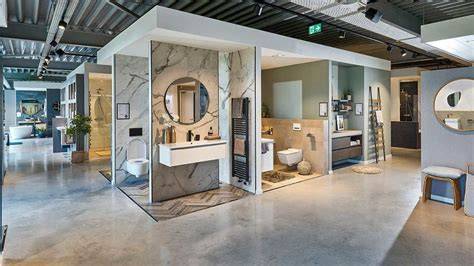 Showroomoverzicht prefab badkamers en keukens