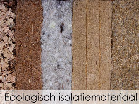 Infographics: Overzicht ecologische isolatiematerialen en hun eigenschappen