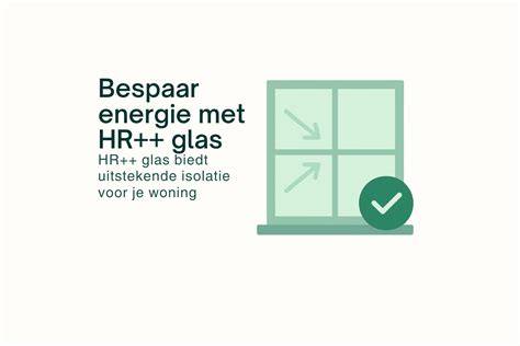 HR++ glas op zolderramen - illustratie