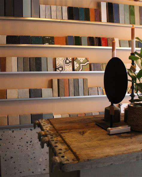 Showroom en tegelassortiment kaart