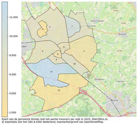 Infographic: Overzicht isolatiemogelijkheden per wijk in Almelo