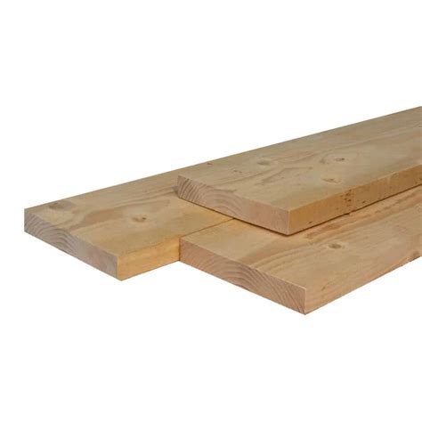 Prijsvoorbeelden: vuren- en grenenhouten planken
