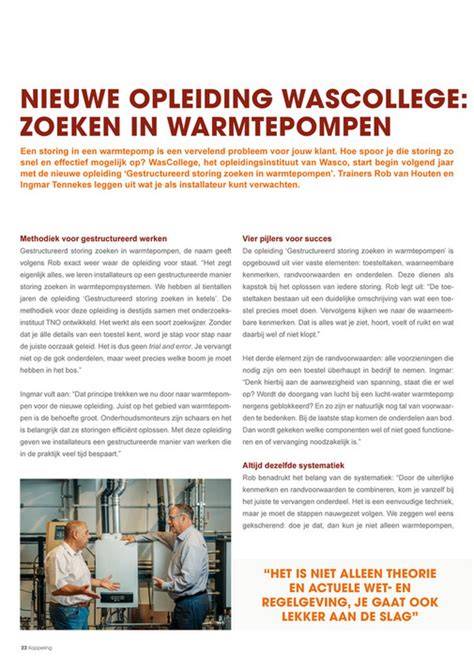 Warme studie en delta-t koppeling aan afgiftevermogen